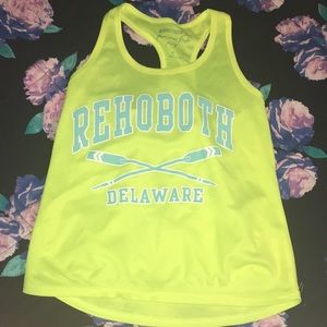 Rehoboth Beach racerback tank top